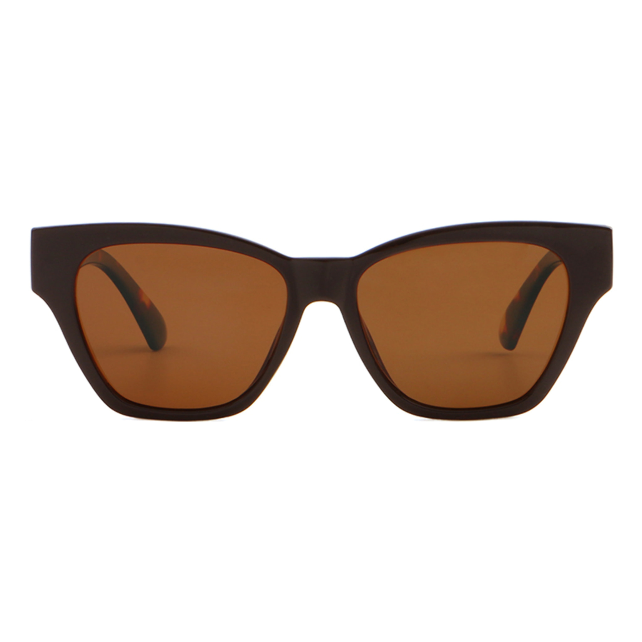 Gafas de sol OCEAN ORLEANS - Frente marrón brillante con patillas care / Marrón