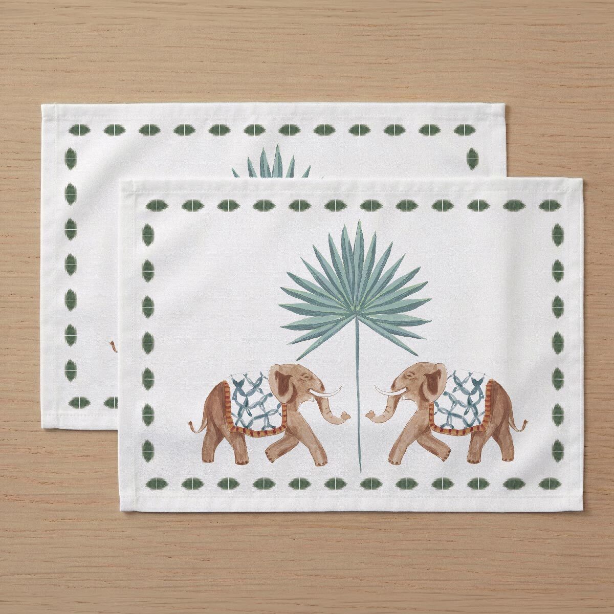 Pack 2 ud. Mantel individual 100% algodón Manyara