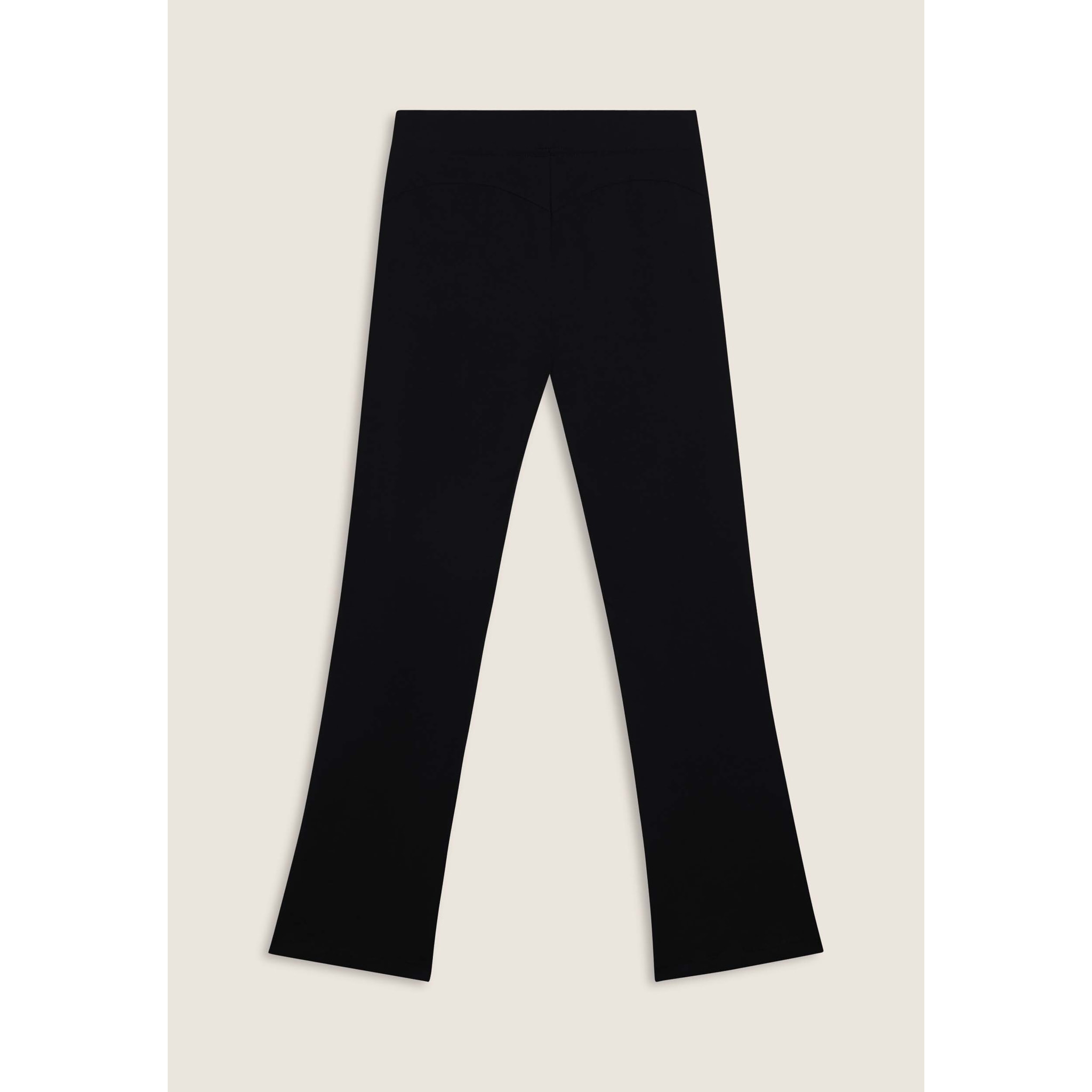 Leggings mini flare con carré a cuore