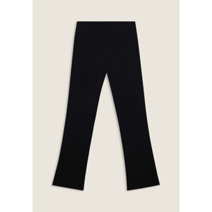 Leggings mini flare con carré a cuore