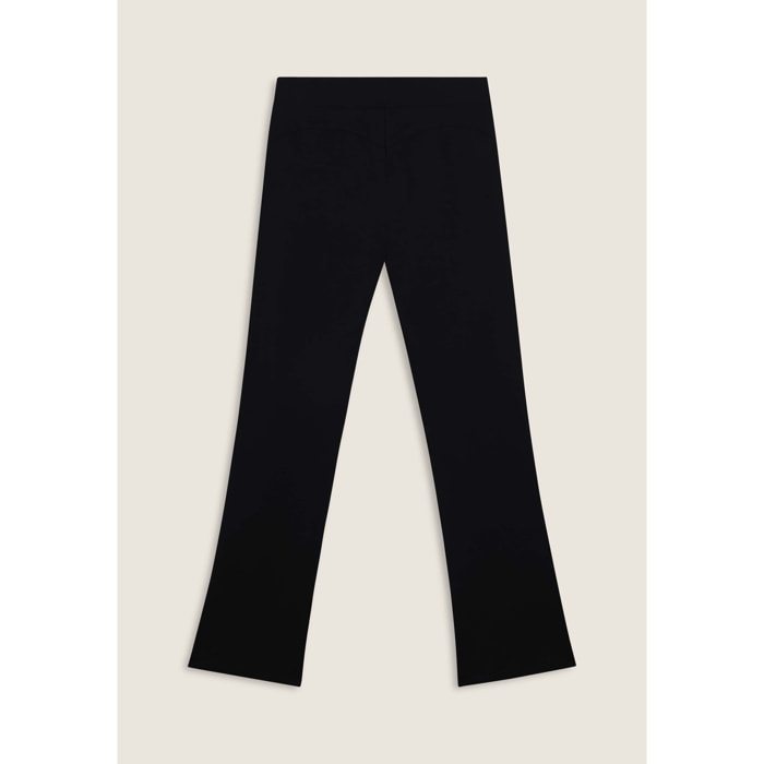 Leggings mini flare con carré a cuore