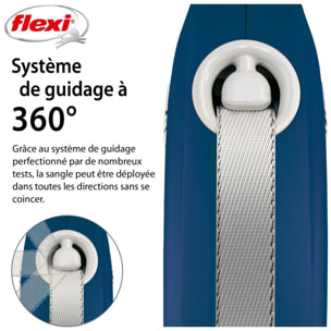 Laisse Comfort Plus L Tape 8 m blue Flexi CF30T8-251-BL-26