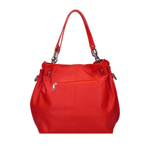 Borsa a mano da donna Made in Italy - Modello Ereba - 100% pelle - 38.0 x 30.0 x 12.0 cm