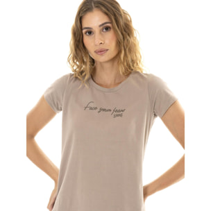 Camiseta manga corta mujer "Relajada"