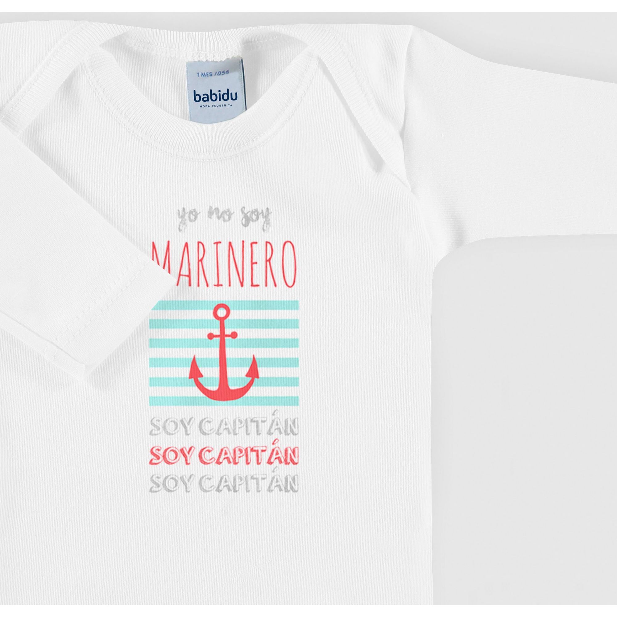 Body bebé manga larga frases americano