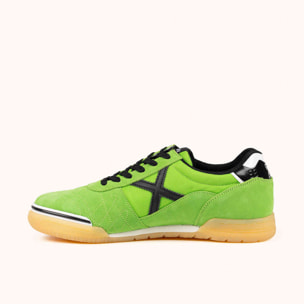 MUNICH G-3 461 Zapatilla de Fútbol Sala en Verde Flúor con Detalles Negros
