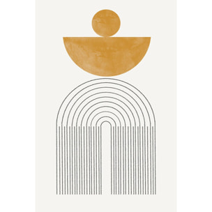 Tableau geometrique composition no 7  Tableau alu Dibond