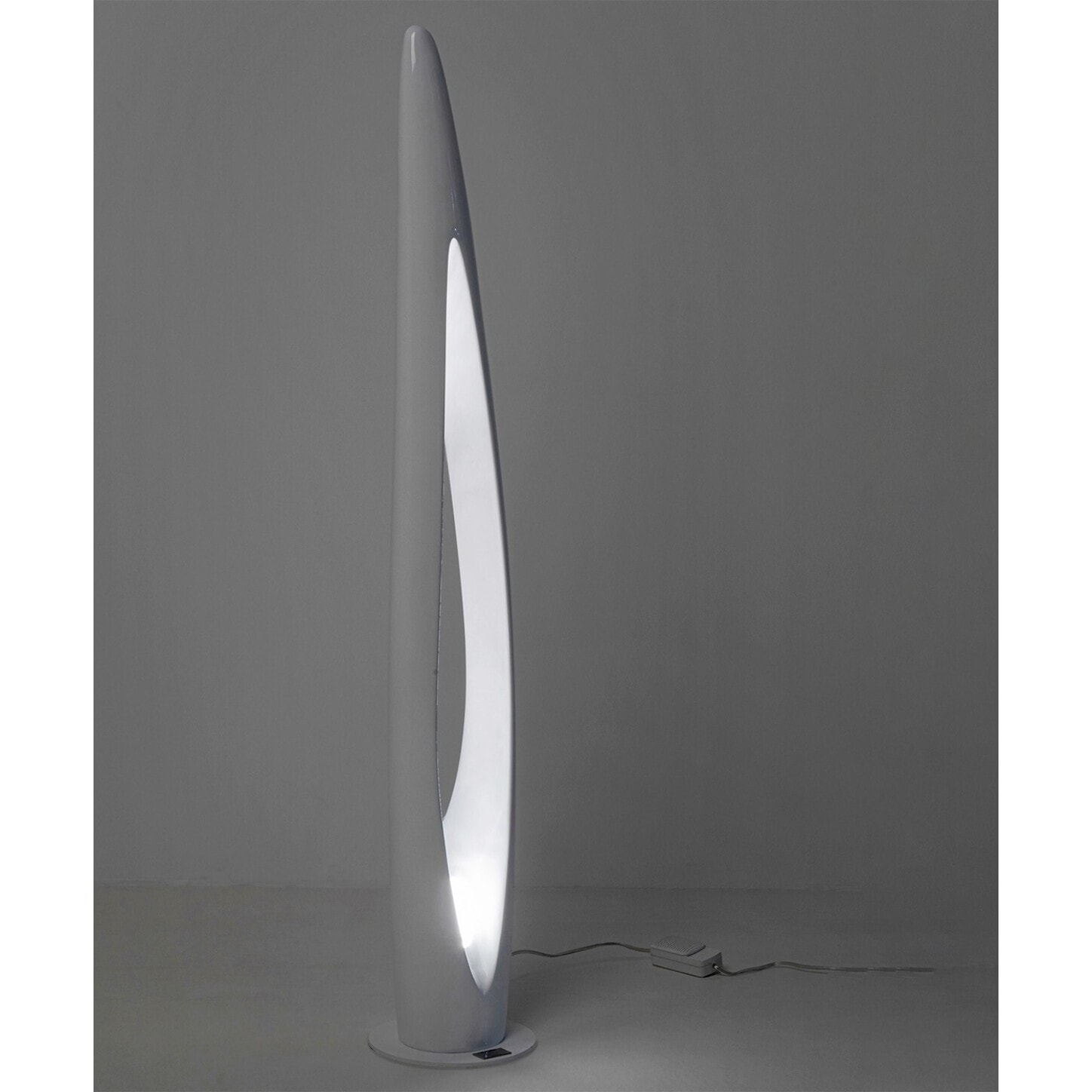 Lampadaire Flow Flame 132cm blanc Kare Design