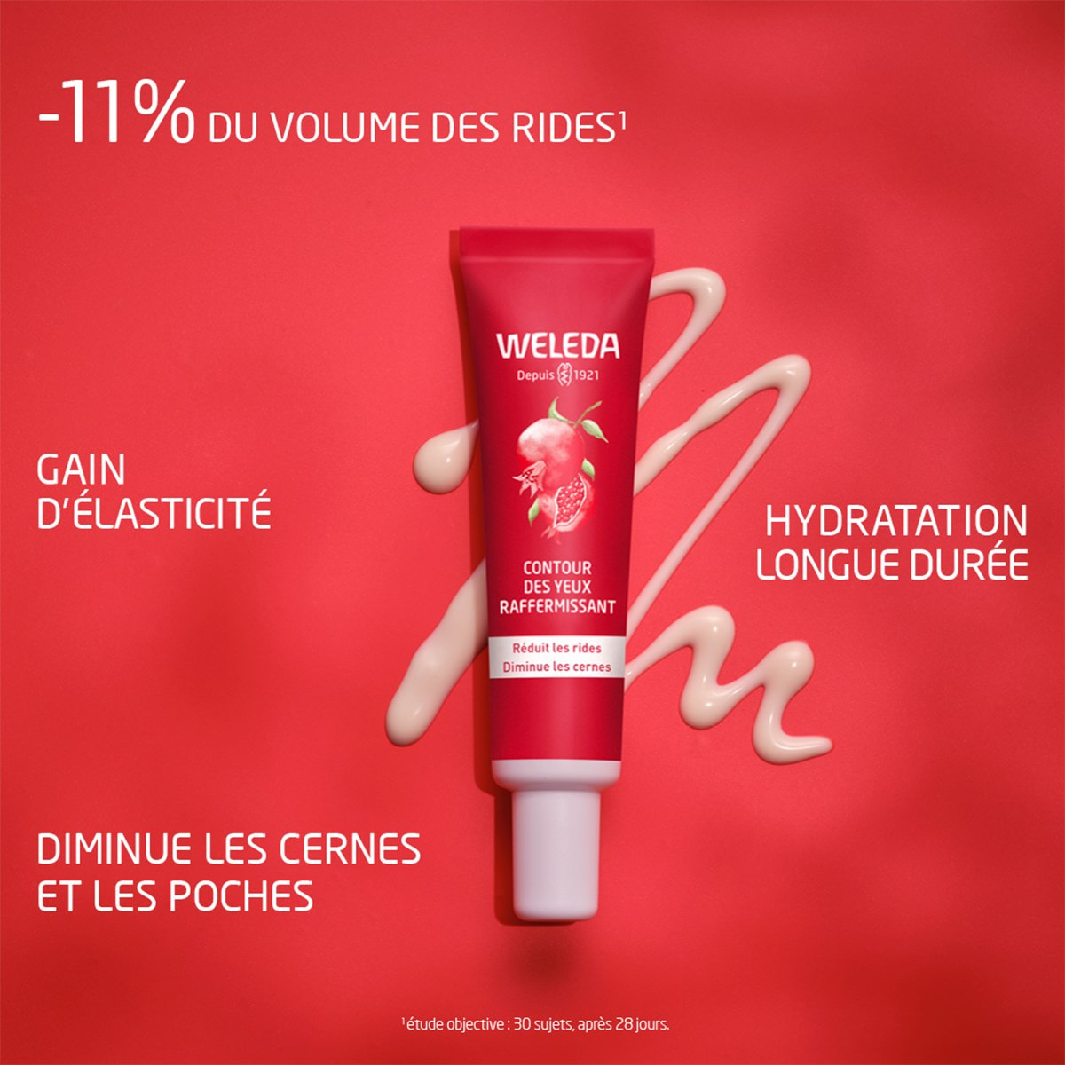 WELEDA - Contour des Yeux raffermissant GRENADE &  PEPTIDES DE MACA - 12 ml