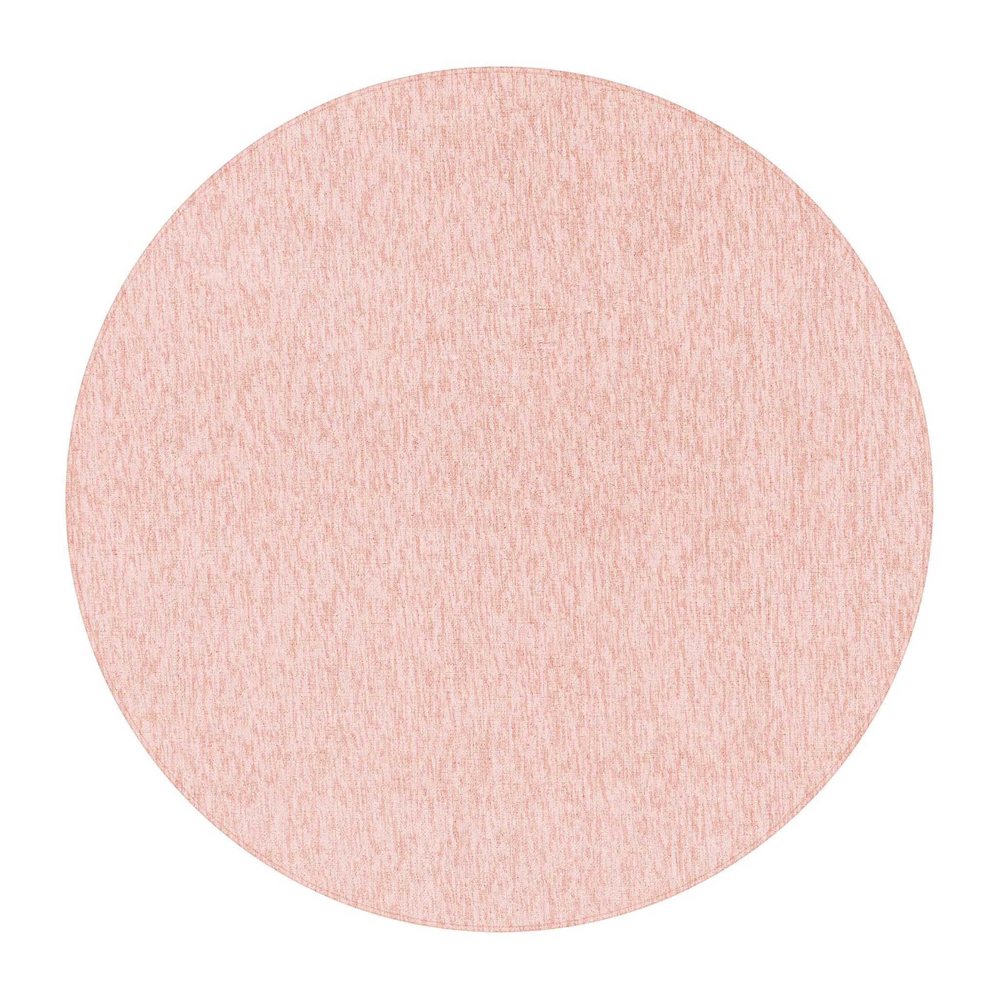 NADOR - Tapis rond de salon moderne Rose