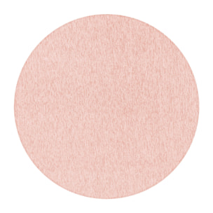 NADOR - Tapis rond de salon moderne Rose