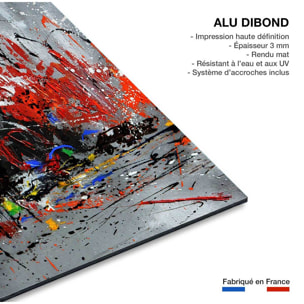 Tableau reproduction ville en mouvement Tableau alu Dibond