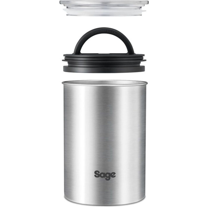Boite à café SAGE conservation sous vide acier inox