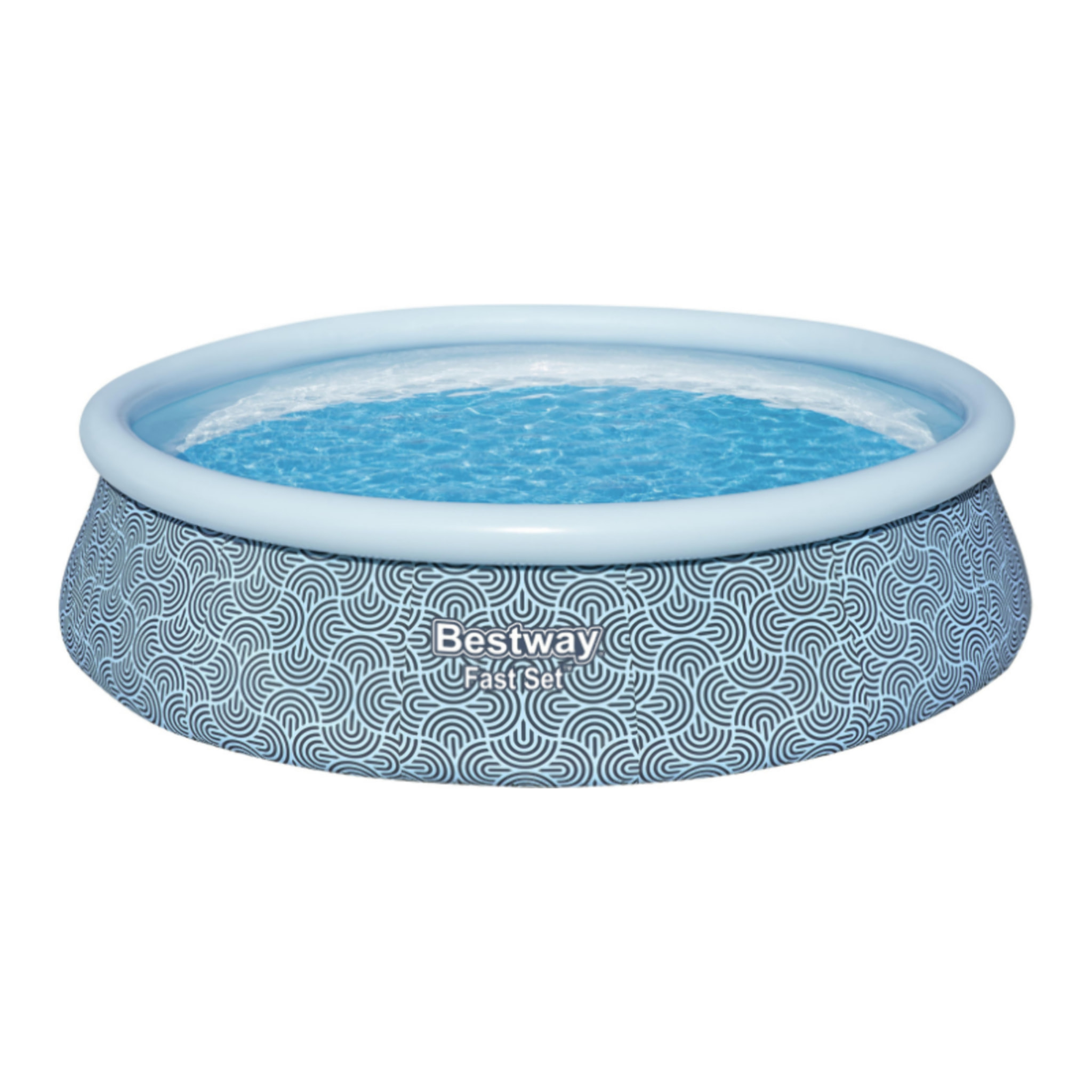 Bestway Piscine autoportante Ronde Fast Set 396 x 84 cm - Pompe Incluse