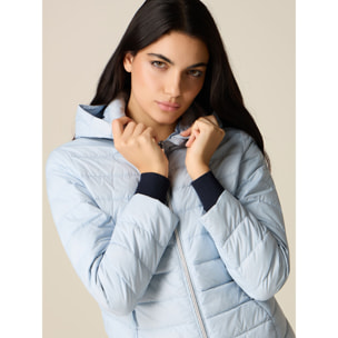 Oltre - Piumino lightweight in vera piuma - Azzurro
