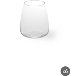 Set de 6 verres Excelsa – Barolo, Verre Transparent