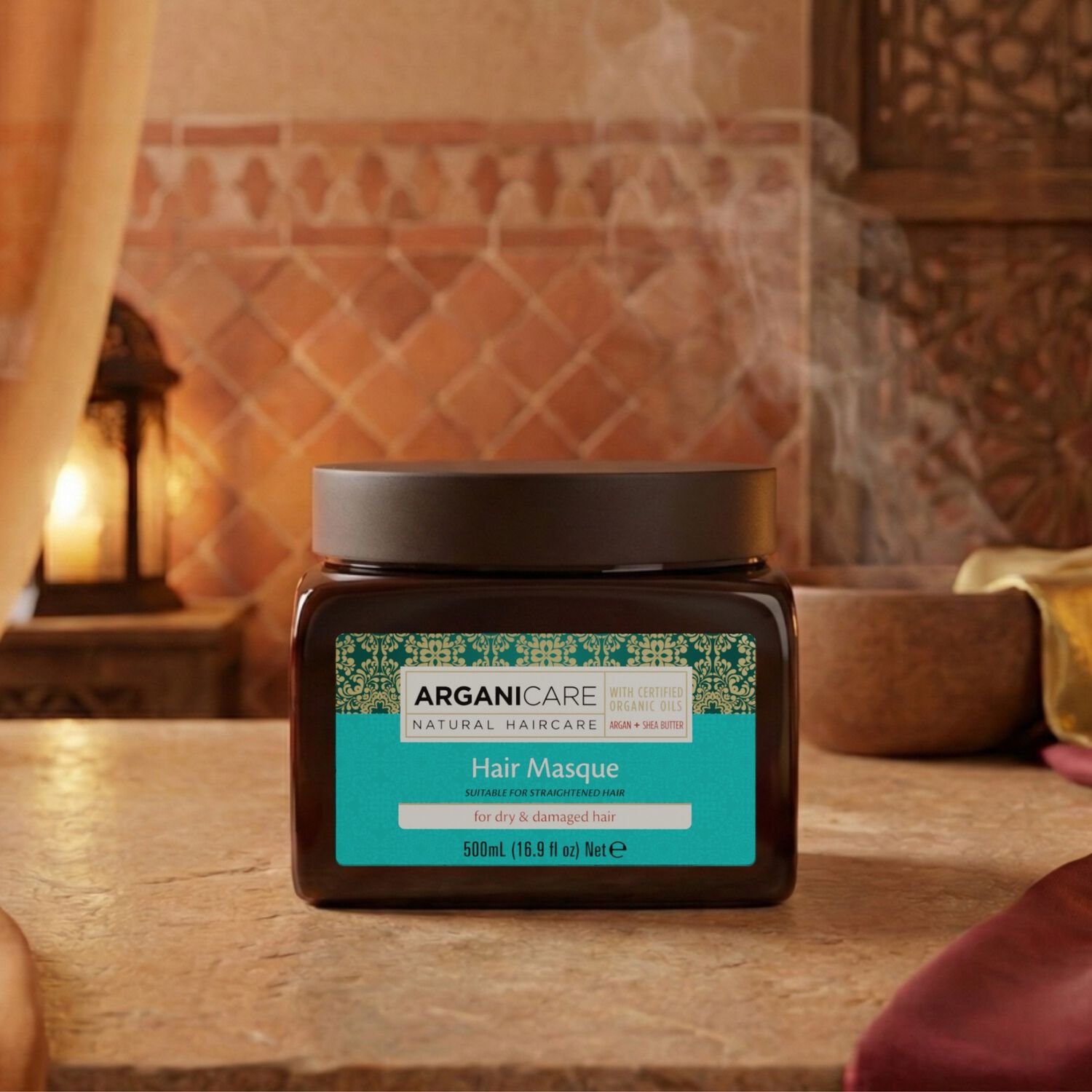 Argan - Masque Nourrissant - Cheveux Secs & Abîmés 500 ml