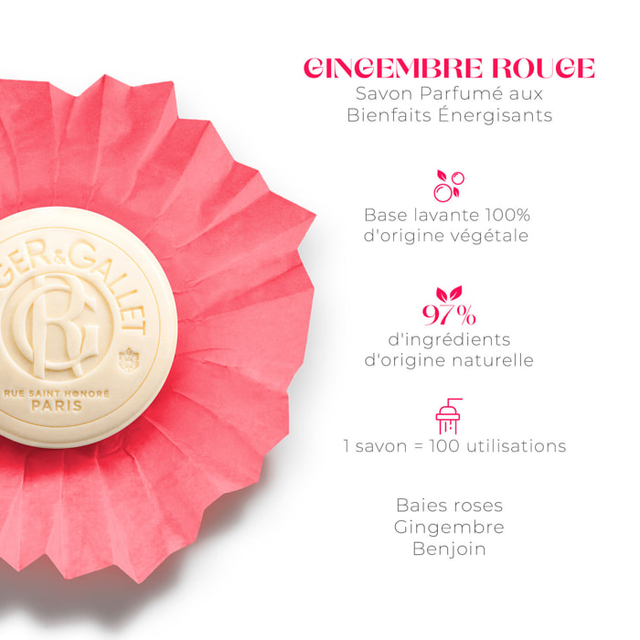 Gingembre Rouge - Savon Bienfaisant 100g
