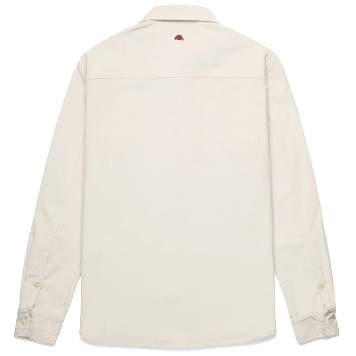 Overshirt Robe di Kappa Uomo Robe Giovani Elgafar Bianco