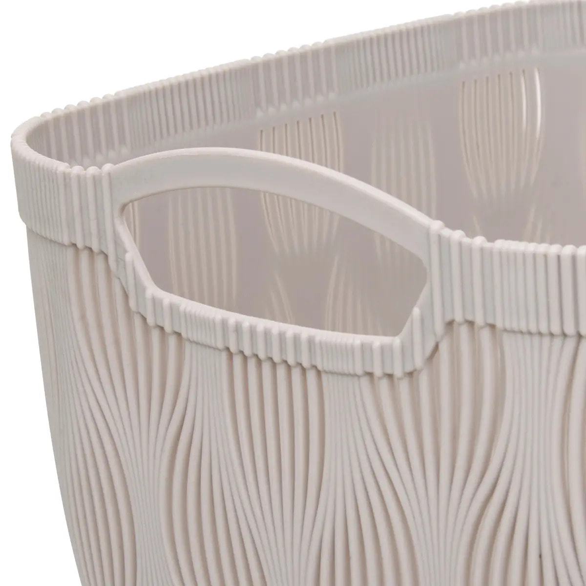 Panier à linge Leaf 6,5L beige