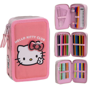 Plumier Con Accesorios Giotto Hello Kitty