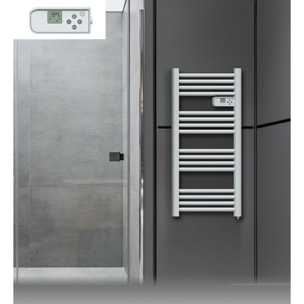 sèche-serviettes étroit sans fluide tubres ronds 500 w