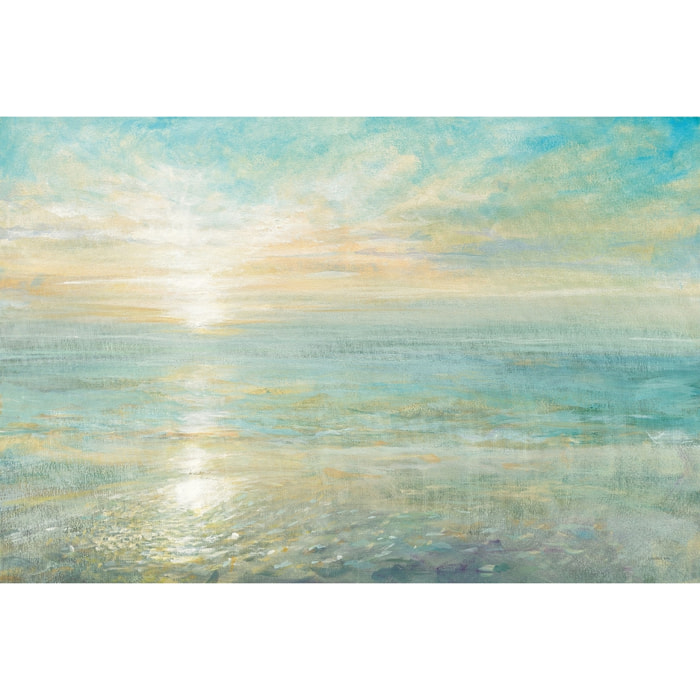 Tableau moderne soleil sur l'azur Toile imprimée