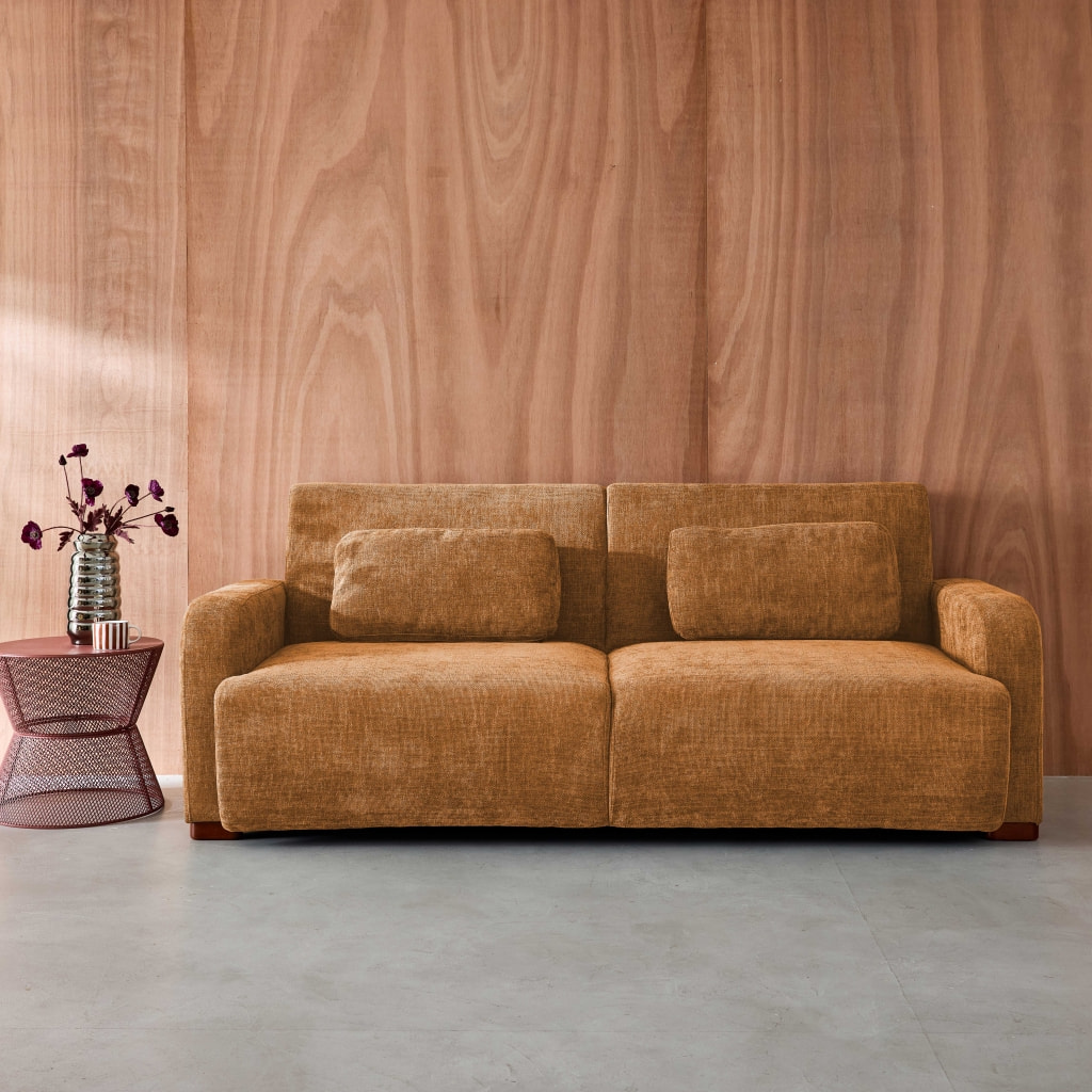 Canapé convertible 3 places tissu DANY