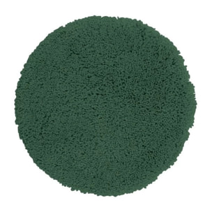 Tapis de bain Rond HIGHLAND ?110cm Vert foncé Spirella