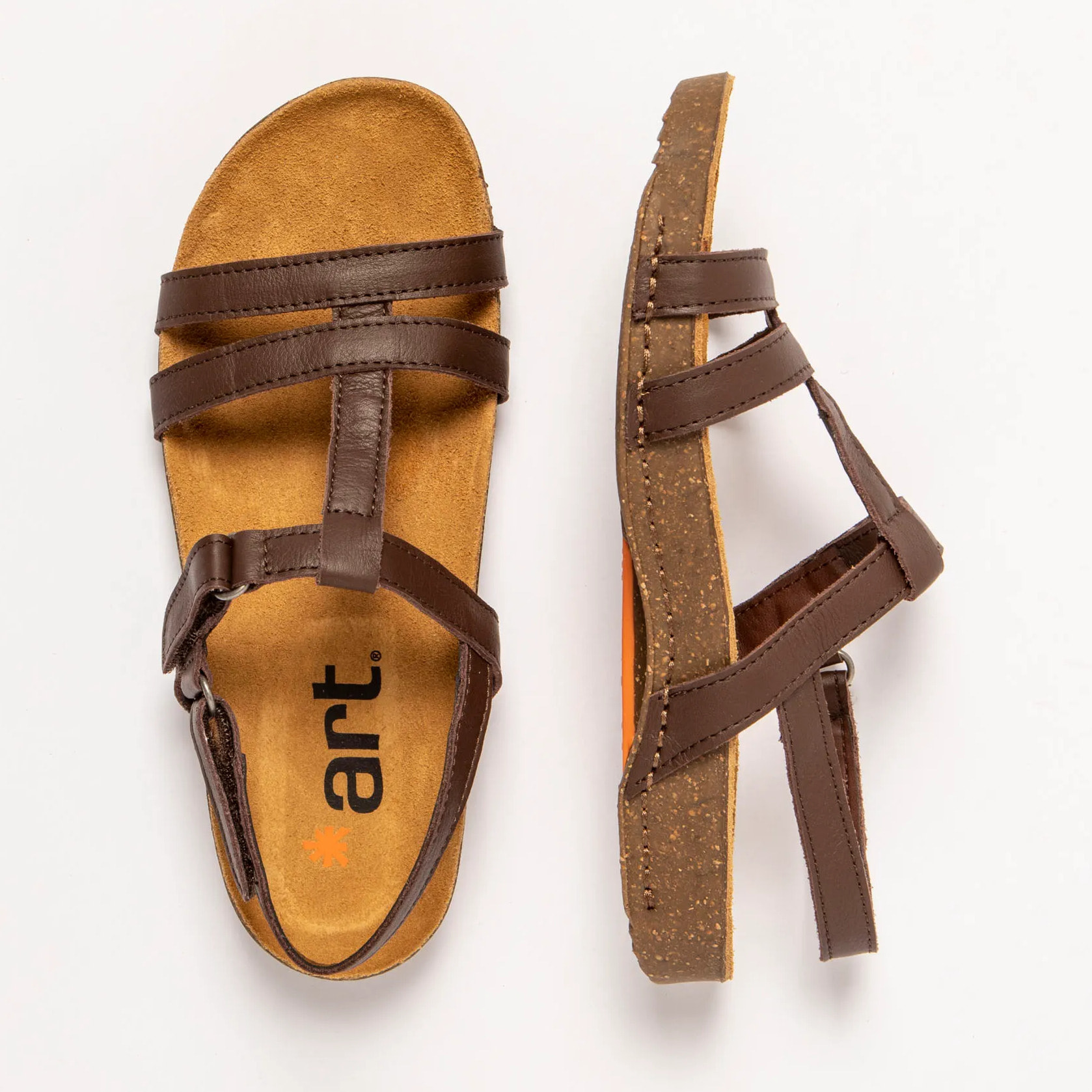 Sandalias 0946 NAPPA BROWN/ I BREATHE color Brown