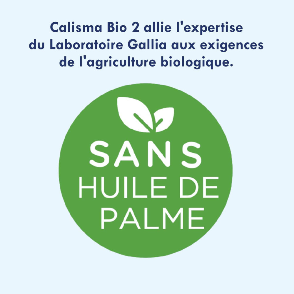 3 Boîtes de Lait en poudre Calisma 2 Bio 3x800g - Gallia Bio De 6 à 12 Mois