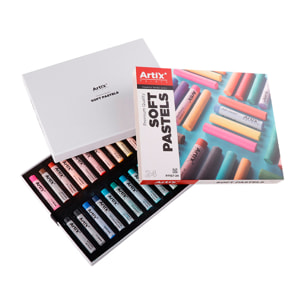 PITTURA PASTELLO ROTONDA 24 COLORI