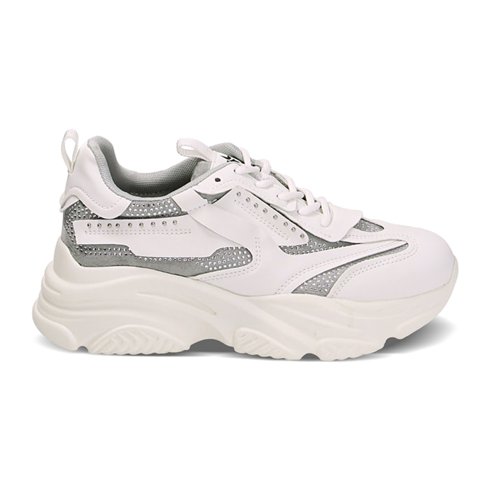 Zapatillas blancas chunky