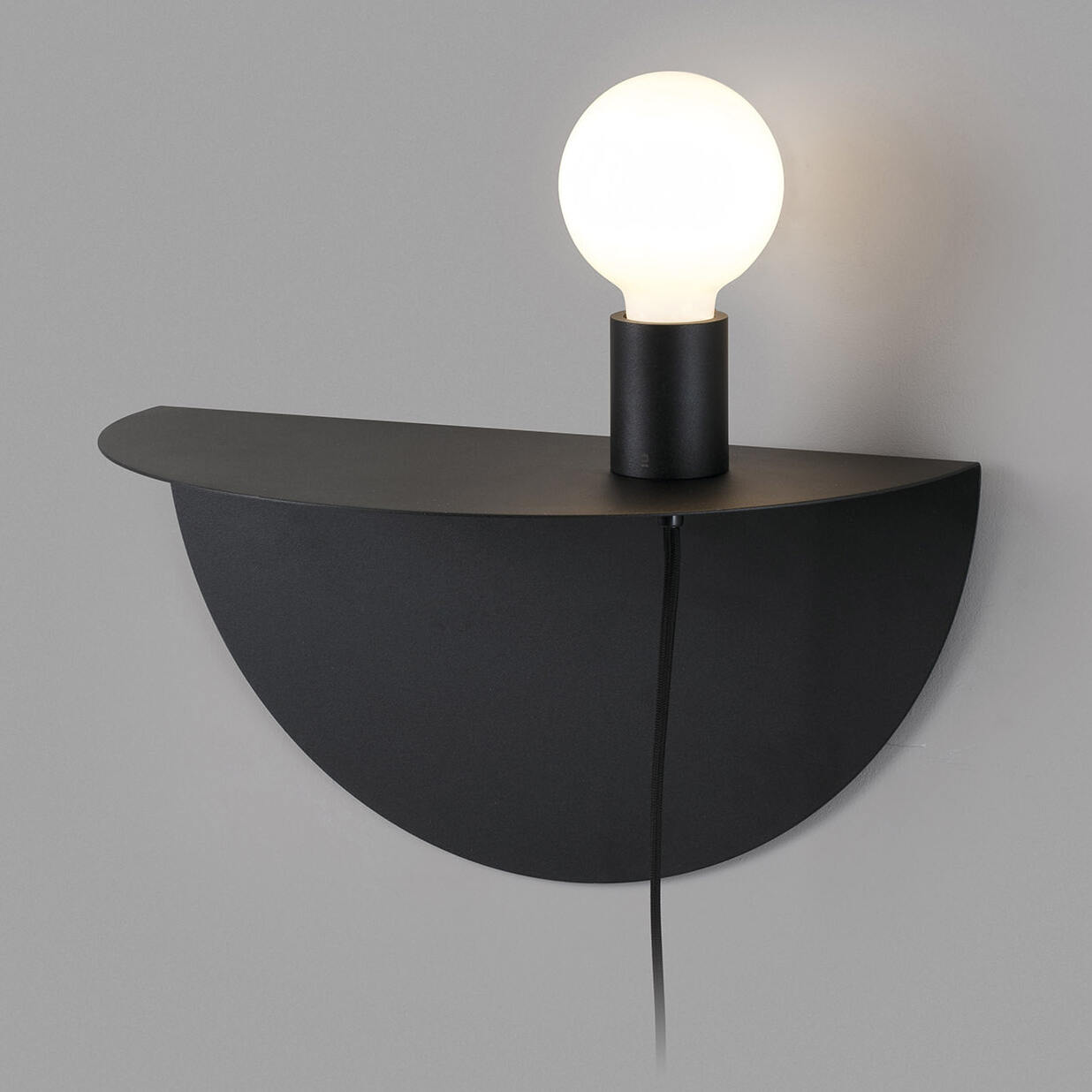 NIT Lampe applique droite noir