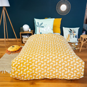 Parure de lit enfant 100% coton - jugle mania