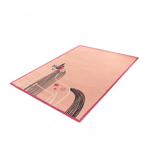 Tapis enfant tissé motif animaux VUGI