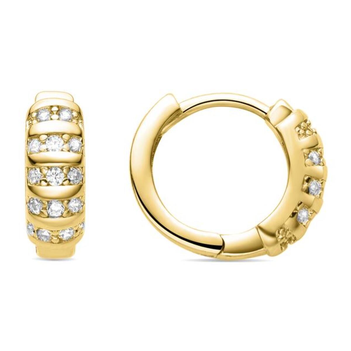 Pendientes Lux by Lux acabados baño oro 18K