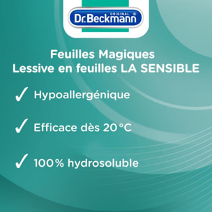 Lessive DR BECKMANN Feuilles Magiques - La Sensible x25 lavages