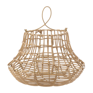 J-Line photophore Suspendu Haut - rotin - naturel