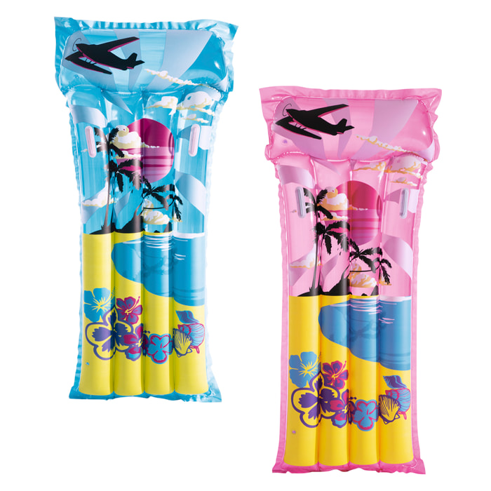 (Contenido: una colchoneta inflable, parche de reparación). Diseño aleatorio.