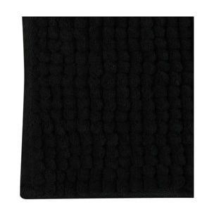 Tapis de bain Microfibre CHENILLE 40x60cm Noir MSV