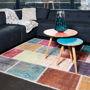 Tapis salon et chambre fait main en laine motif traditionnel