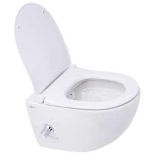 Infinitio WC sans bride avec fonction bidet + Abattant softclose (SATINF011RREXPBFC)