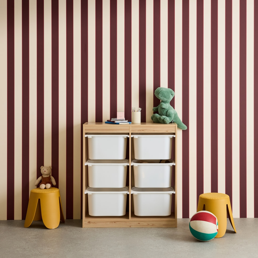 Meuble de rangement enfant 6 bacs de rangement SORA