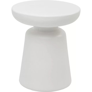 Table d'appoint Paco blanche 41cm Kare Design