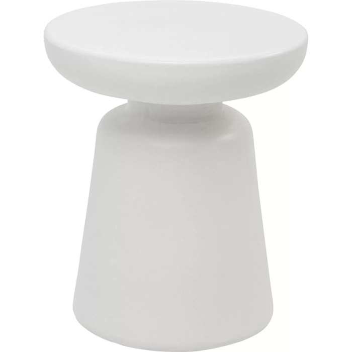 Table d'appoint Paco blanche 41cm Kare Design