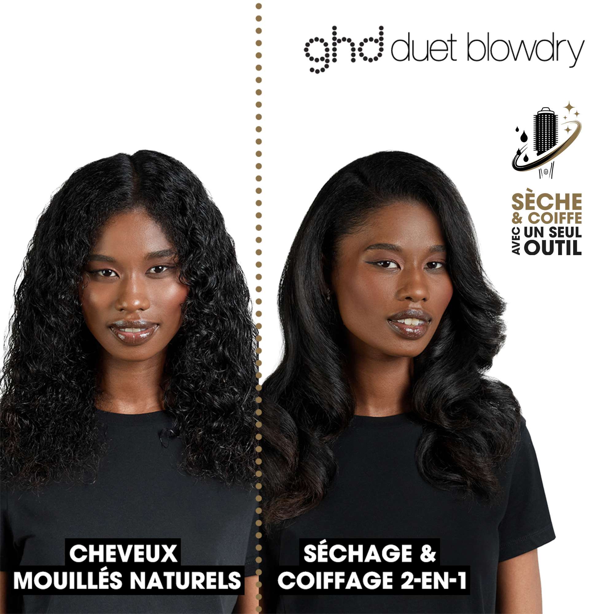Brosse soufflante 2-en-1 ghd duet blowdry - Collection Futurescape