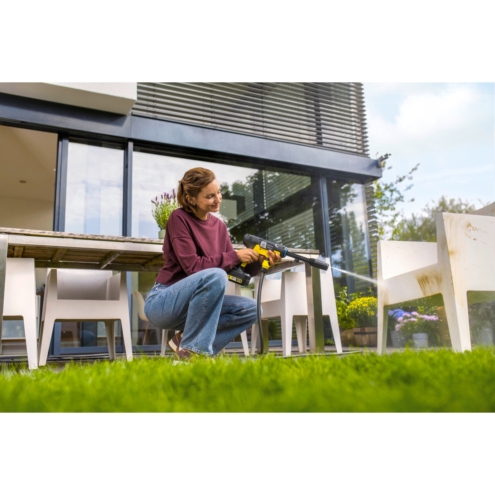 Nettoyeur pression sans fil KARCHER OC 7-18 avec batterie 18V - 24 bars / 200L/h