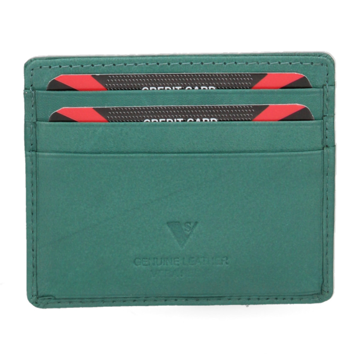 Porta carte da uomo In Vera pelle Made in Italy 10x8,5x0,5 cm