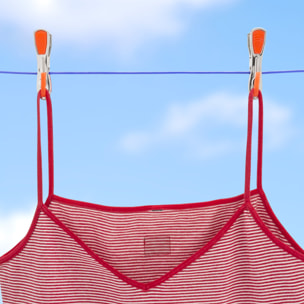 Pinces à linge universelles antidérapantes - Lot de 96